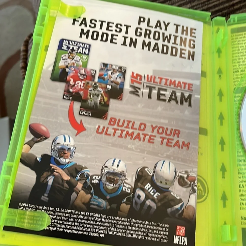 Microsoft Nflpa Madden nfl 15 Xbox 360
